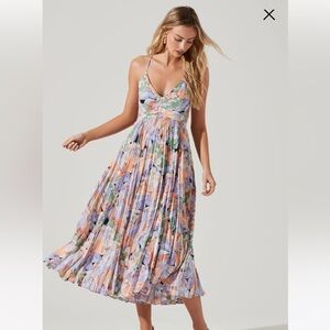ASTR Blythe floral midi dress